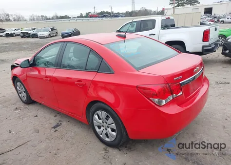 2015 Chevrolet Cruze Ls Auto из США, поврежденный, VIN 1G1PA5SH6F7175700